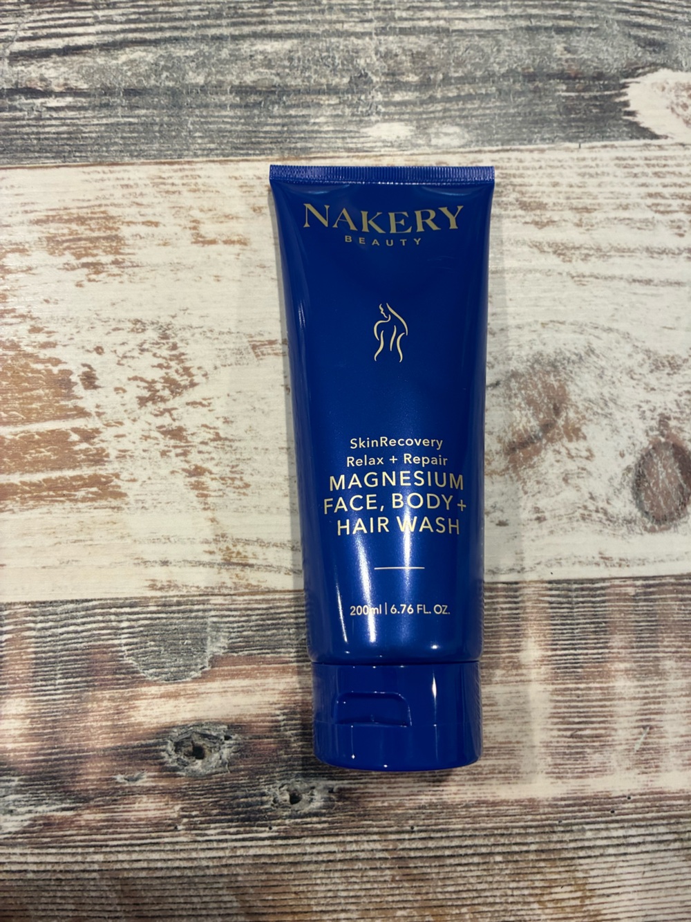 Nakery Beauty Magnesium Face, Body + Hair Wash - Blue Tube